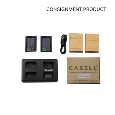 ::: USED ::: Casell Battery NP-FW50+Triple Charger -CONSIGNMENT