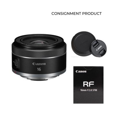 ::: USED ::: CANON RF 16MM F/2.8 STM LENS (MINT - 010) - CONSIGNMENT