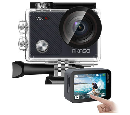 AKASO V50 X Action Camera with Microphone Pack V50 X MP B&H