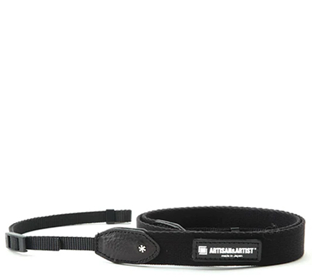 Artisan & Artist ACAM-110A Slim Tape Camera Strap Black