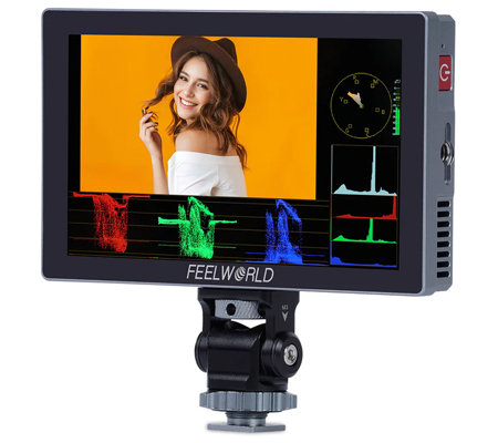 FeelWorld P6X 5.5 Inch 4K HDMI Touchscreen Field Monitor Camera