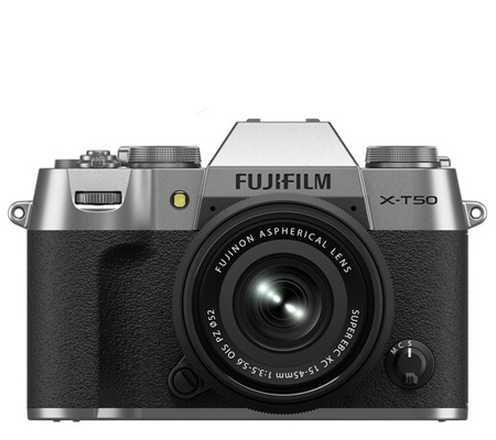 Fujifilm X-T50 kit 15-45mm f/3.5-5.6 Silver