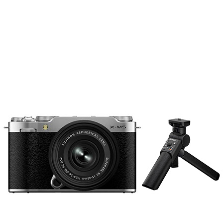 Fujifilm X-M5 kit 15-45mm Silver Vlog Package