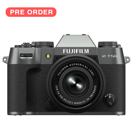 Fujifilm X-T50 kit 15-45mm f/3.5-5.6 Charcoal Silver