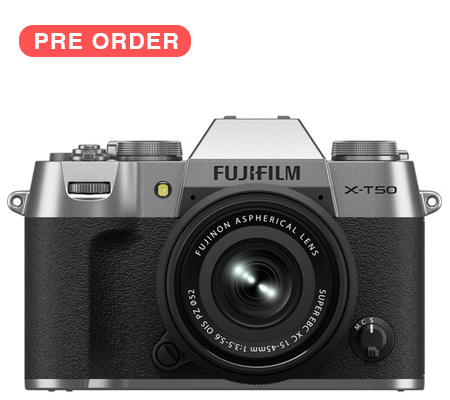 Fujifilm X-T50 kit 15-45mm f/3.5-5.6 Silver