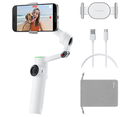 Insta360 Flow 2 Pro Smartphone Gimbal Stabilizer Summit White