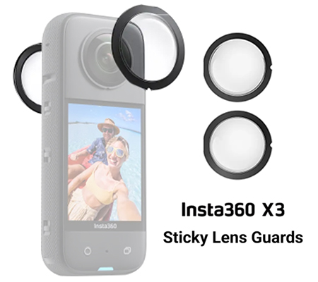 Upgraded Lens Guards for Insta360 X3 Accessory Lens Protector for Insta 360  X3 Anti-scratch Tempered Glass Sticky Guard New - AliExpress