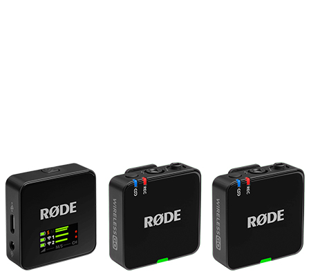 Rode Wireless GO Gen 3 Dual Channel Wireless Microphone System Black