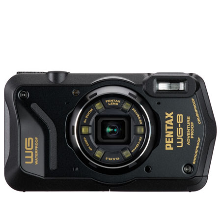 Ricoh Pentax WG-8 Underwater Waterproof Pocket Camera Black