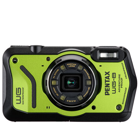 Ricoh Pentax WG-8 Underwater Waterproof Pocket Camera Green