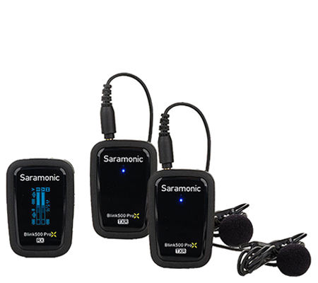 Saramonic Blink 500 Pro X B2R TXR+TXR+RX Wireless Microphone for Camera & Smartphone