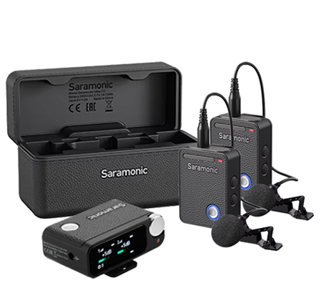 Saramonic Ultra Package Black TX+TX+RX Dual Wireless Microphone for Camera & Smartphone