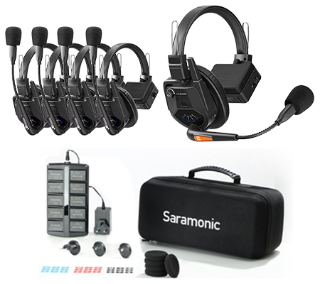 Saramonic WiTalk9 WT5S 5-Person Full Duplex Wireless Headset Intercom System