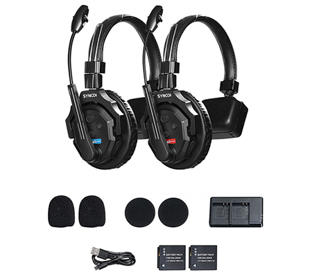 Synco XTalk X2 Full-Duplex Wireless Intercom Headset System