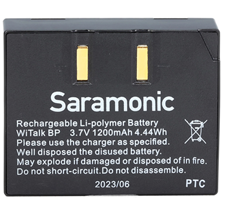 Saramonic WiTalk BP Rechargeable Battery for WiTalk Wireless Intercom