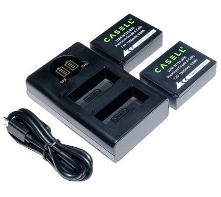 Casell Battery NP-W126 + Dual Charger for Fujifilm XT30II/XT30/XT3/XT200/XE/XPro/XA