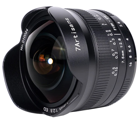 7Artisans 7.5mm f/2.8 Mark II Fisheye for Nikon Z Mount APSC