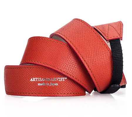 Artisan & Artist ACAM 600N Leather Camera Strap Orange