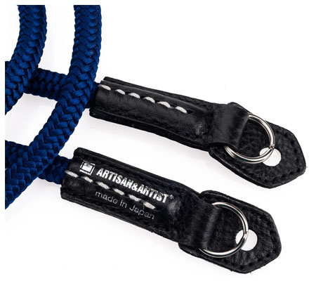 Artisan & Artist ACAM-306N Navy Silk Camera Strap