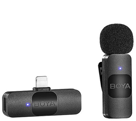 Boya BY-V1 Ultracompact Wireless Microphone for Lightning Devices