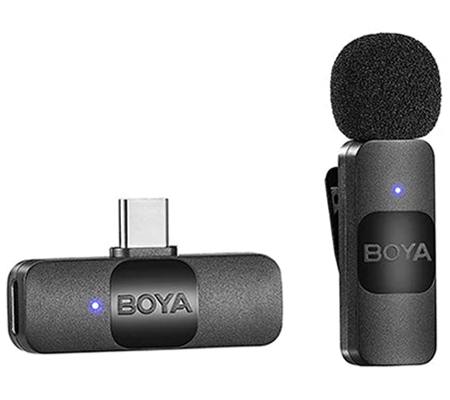 Boya BY-V10 Ultracompact Wireless Microphone for USB Type-C