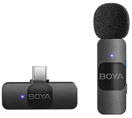 Boya BY-V10 Ultracompact Wireless Microphone for USB Type-C