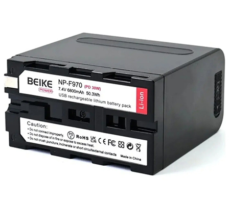 Beike Power NP-F970 6800mAh Direct Charging Battery