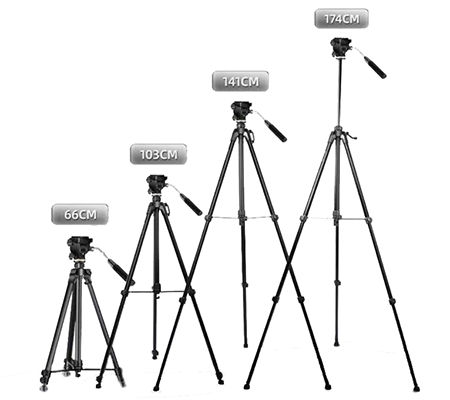 Beike Q1750 Aluminum Travel Tripod