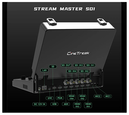 Cinetreak Stream Master SDI Multi-Channel SDI & HDMI Video Switcher