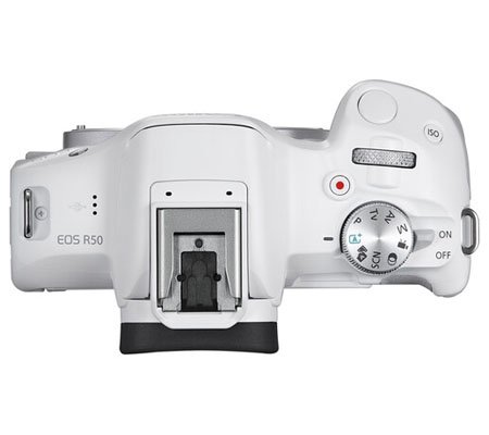 Canon EOS R50 Body Only Mirrorless Camera White