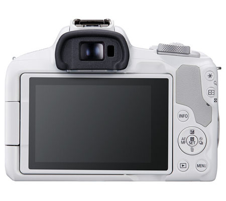 Canon EOS R50 Body Only Mirrorless Camera White