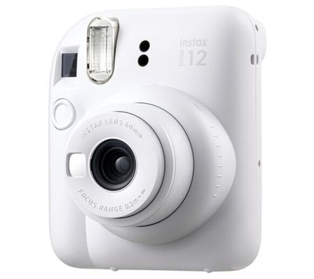 Fujifilm Instax Mini 12 Instant Film Camera Clay White