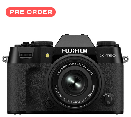 Fujifilm X-T50 kit 15-45mm f/3.5-5.6 Black