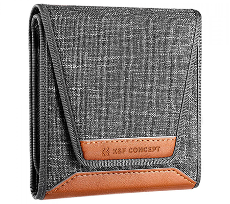 K&F Concept 3-Pocket Filter Case (Up To 82mm) (KF13.138)