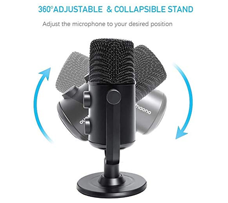 Maono USB Microphone Podcast Set Cardioid Condenser AU-902