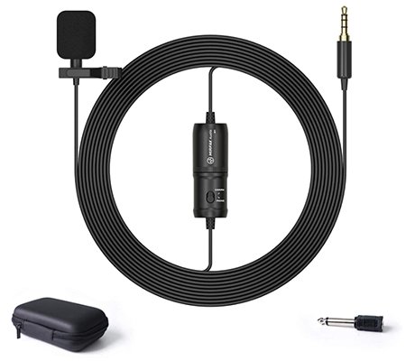 MirFak MC1 Lavalier Microphone for Camera & Smartphone