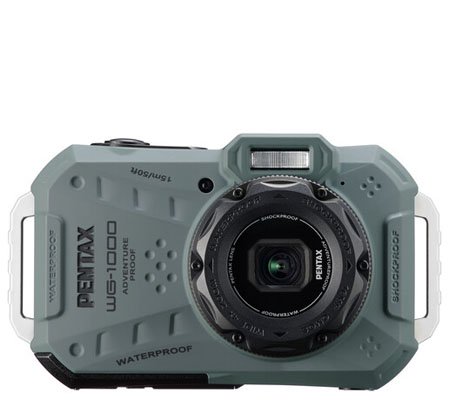 Ricoh Pentax WG-1000 Underwater Waterproof Pocket Camera Olive