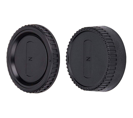 JJC L-R2 Body Cap and Rear Lens Cap for Nikon