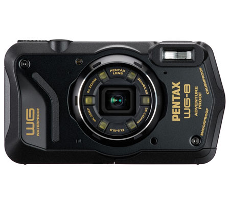 Ricoh Pentax WG-8 Underwater Waterproof Pocket Camera Black