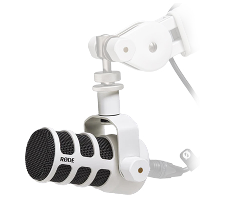 Rode PodMic Dynamic Podcasting Microphone White