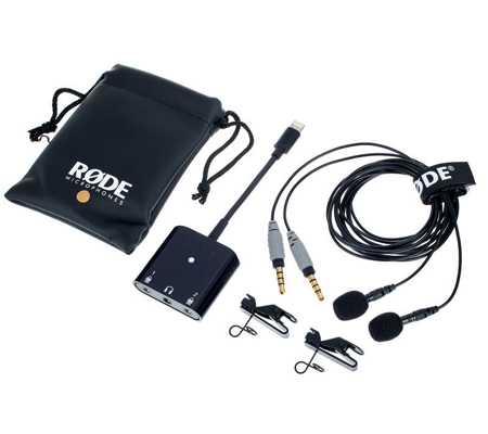 Rode SC6-L Mobile Interview Kit 2 Lavalier Microphones for iOS Devices