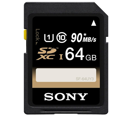 Sony SDXC SF-UY 64GB UHS-I (Read 90MB/s)