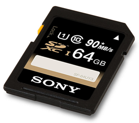 Sony SDXC SF-UY 64GB UHS-I (Read 90MB/s)