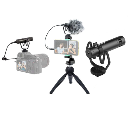 Synco M1P Vlogging Kit Microphone Tripod for Smartphone & Camera