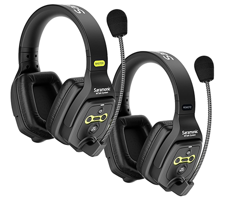 Saramonic WiTalk WT5D Full-Duplex Wireless Intercom Headset System