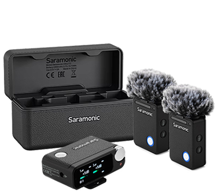 Saramonic Ultra Standard Black TX+TX+RX Dual Wireless Microphone for Camera & Smartphone