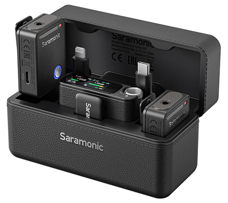 Saramonic Ultra Package Black TX+TX+RX Dual Wireless Microphone for Camera & Smartphone