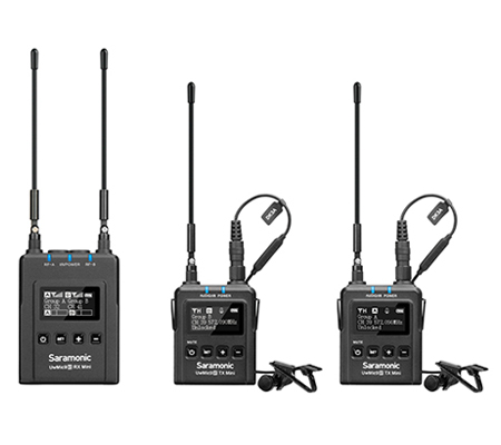 Saramonic UwMic9S Kit2 Mini TX+TX+RX 2-Person Camera-Mount Wireless Lavalier Microphone