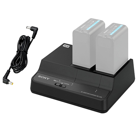 Sony BC-U2A Dual-Bay Battery Charger / AC Adapter for BP-U90, U60, U60T, U30