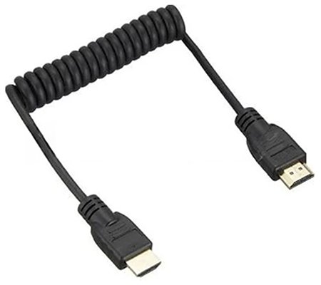 Tetherplus HDMI to HDMI V1.4 Spiral 50cm (TP-SHDAMAM-50)